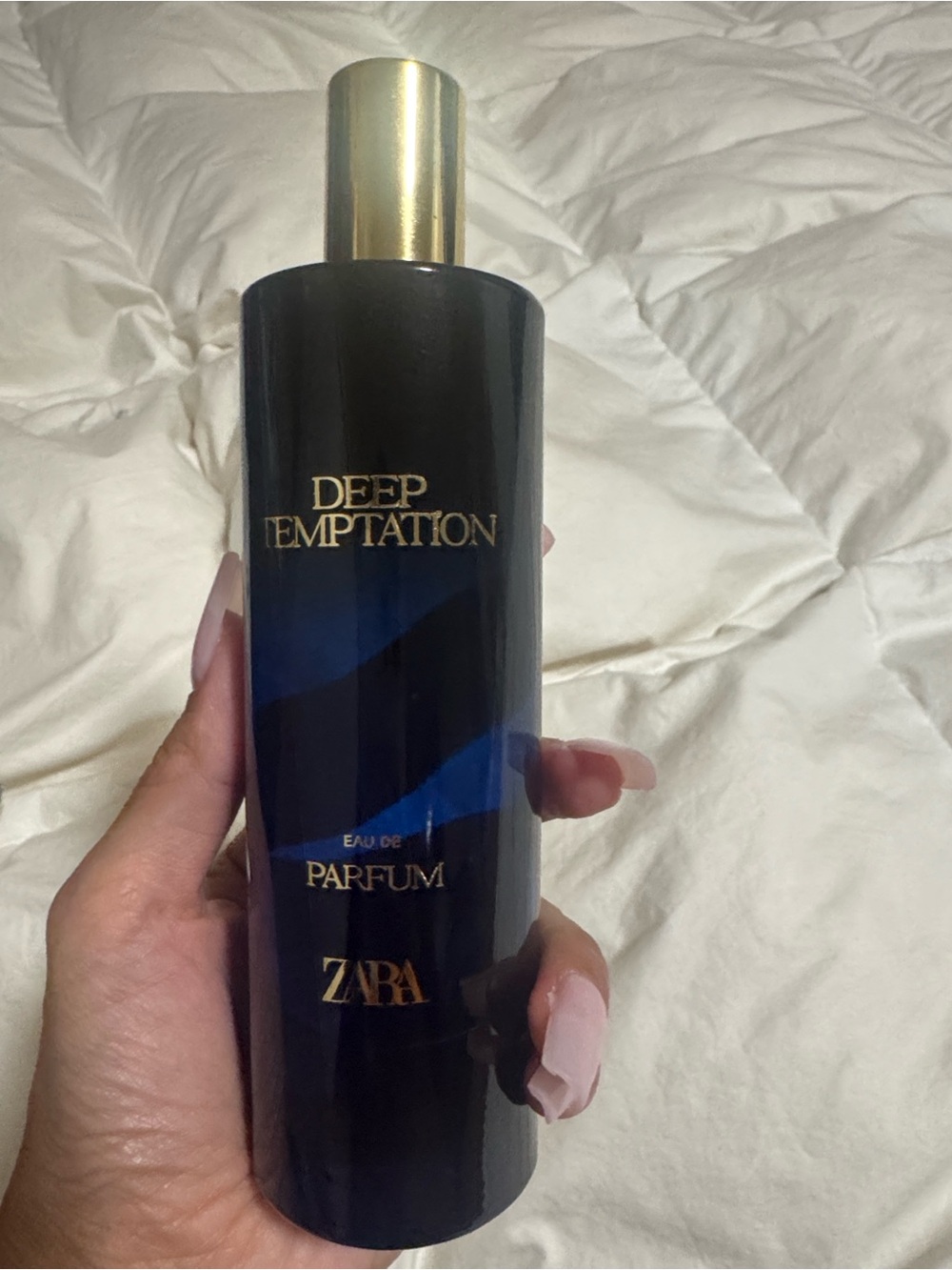 ZARA Deep Temptation Navy & Gold Perfume